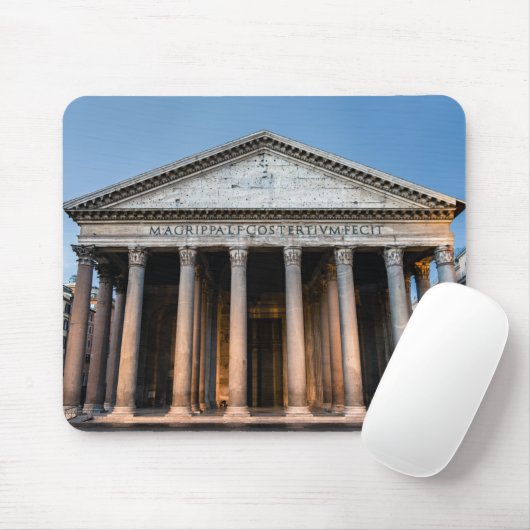 Pantheon, Heiliger Tempel im Morgengrauen - Rom, I Mousepad (Mit Mouse)