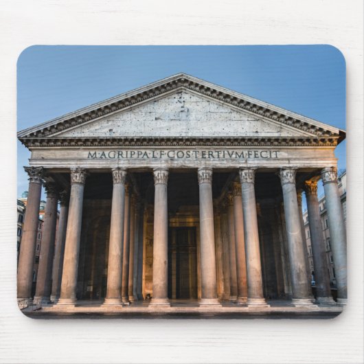 Pantheon, Heiliger Tempel im Morgengrauen - Rom, I Mousepad (Vorne)