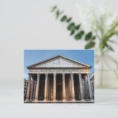 Pantheon, Heiliger Tempel im Morgengrauen - Rom, I Postkarte (Stehend Vorderseite)
