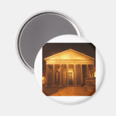Pantheon in der Nacht Magnet (Vorderseite/Rückseite)