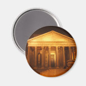 Pantheon in der Nacht Magnet (Vorderseite/Rückseite)