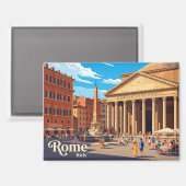 Pantheon Italien Magnet (Vorderseite/Rückseite)