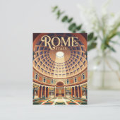 Pantheon Italien Postkarte (Stehend Vorderseite)
