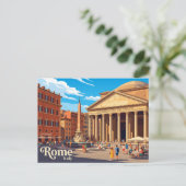 Pantheon Italien Postkarte (Stehend Vorderseite)