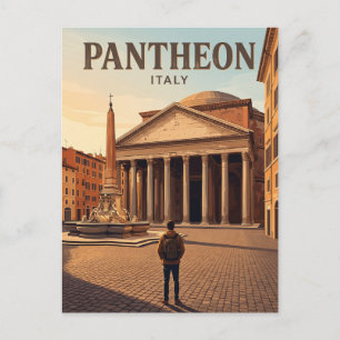 Pantheon Italien Postkarte