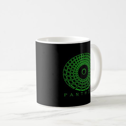 Pantheon Kaffeetasse (VorderseiteRechts)