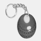 Pantheon Light Skull Rom Italien mit Handschrift Schlüsselanhänger (Vorderseite links)