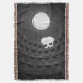 Pantheon Light Skull Rom Italien Schwarz-Weiß Decke (Vorderseite Vertikal)