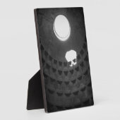 Pantheon Light Skull Rom Italien Schwarz-Weiß Fotoplatte (Seite)