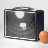 Pantheon Light Skull Rom Italien Schwarz-Weiß Metall Brotdose (Beispiel)