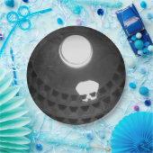 Pantheon Light Skull Rom Italien Schwarz-Weiß Pappteller (Party)