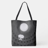 Pantheon Light Skull Rom Italien Schwarz-Weiß Tasche (Rückseite)