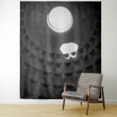Pantheon Light Skull Rom Italien Schwarz-Weiß Wandteppich (Beispiel)