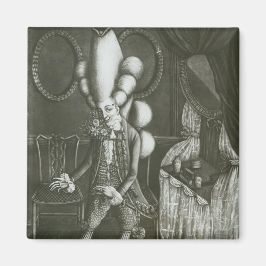 Pantheon Macaroni, 1773 Magnet (Vorne)