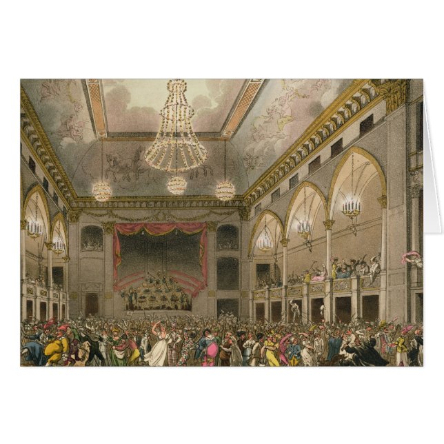 Pantheon-Maskerade von 'Ackermanns Microkosmos (Vorderseite (Horizontal))