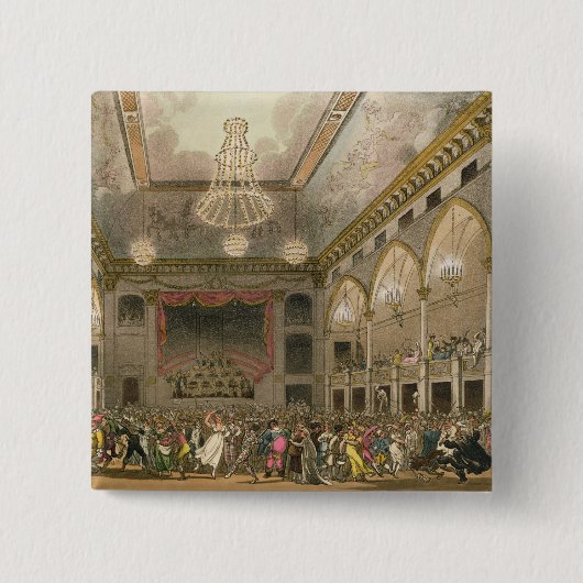 Pantheon-Maskerade von 'Ackermanns Microkosmos Button (Vorderseite)