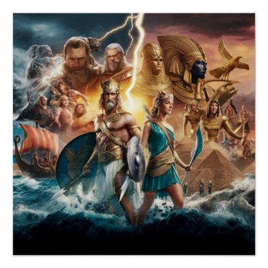 Pantheon of Legends Poster (Vorderseite)