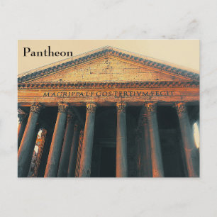 Pantheon Postcard Postkarte