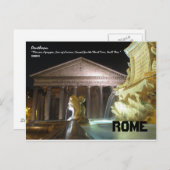 Pantheon Postkarte (Vorne/Hinten)