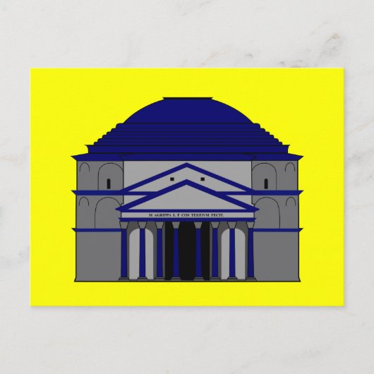 Pantheon, Rom Inspiration Postkarte (Vorderseite)