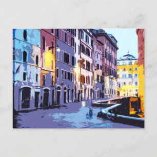 Pantheon Rom Italien Street View Postkarte