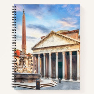 Pantheon Rom Italien Vintage Europa Reise Notizblock