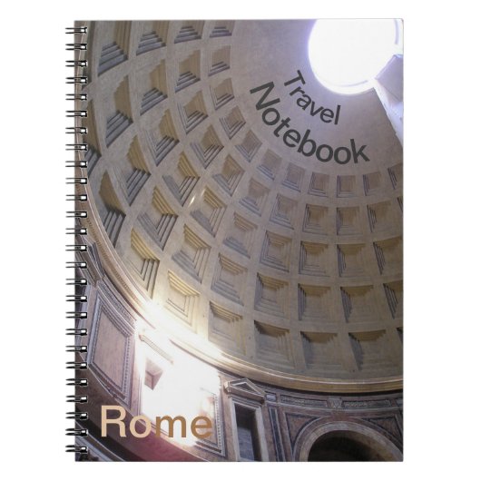 Pantheon Rome Destination ReiseNotebook Notizblock (Vorderseite)