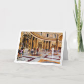 Pantheon Scene, Rom, Italien Karte (Vorderseite)