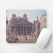 Pantheon und Piazza della Rotonda in Rom, Italien Mousepad (Mit Mouse)