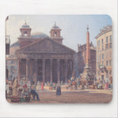 Pantheon und Piazza della Rotonda in Rom, Italien Mousepad (Vorne)