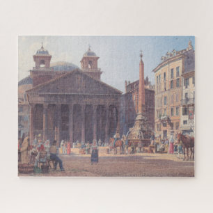 Pantheon und Piazza della Rotonda in Rom, Italien Puzzle