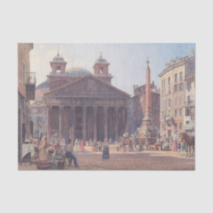 Pantheon und Piazza della Rotonda in Rom, Italien Seidenpapier