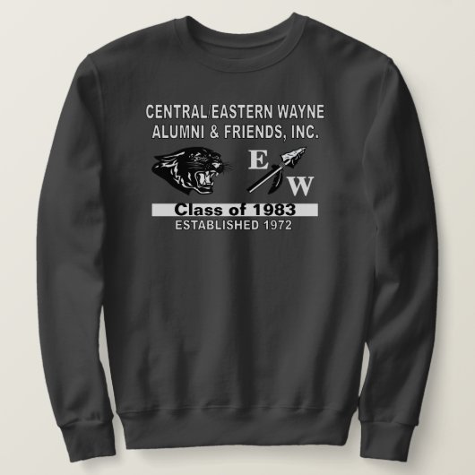 Panther and EW Dark Gray Sweatshirt (Design vorne)