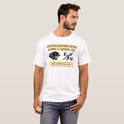 Panther and EW White T-Shirt (Vorne ganz)