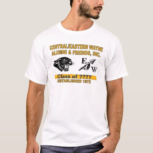 Panther and Trending EW White T-Shirt (Vorderseite)