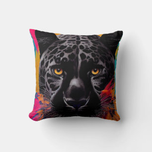 Panther Animal Discovery Adventure Nature Planet E Kissen