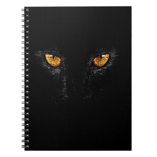 PANTHER, BLACK, NIGHT, NOTIZBLOCK (Vorderseite)