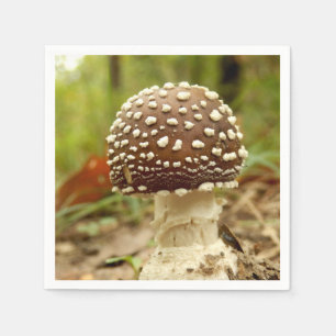 Panther Cap Mushroom Paper Napkins Serviette