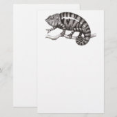 Panther-Chamäleon-Studien-Briefpapier Briefpapier (Vorne/Hinten)