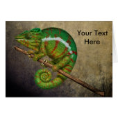 Panther Chameleon Digitales Gemälde (Vorderseite (Horizontal))