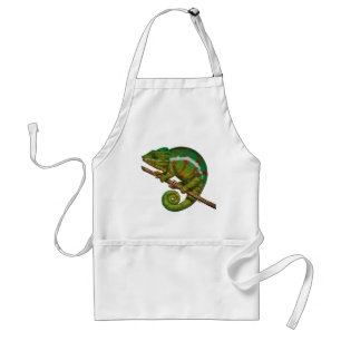 Panther Chameleon Digitales Gemälde Schürze