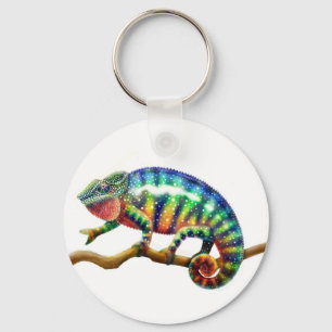 Panther Chameleon Keychain Schlüsselanhänger
