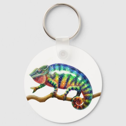 Panther Chameleon Keychain Schlüsselanhänger (Vorderseite)