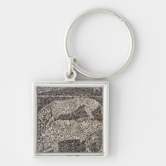 Panther, der einen Stier in Angriff nimmt Schlüsselanhänger (Vorne)