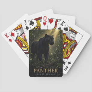 Panther Dichter Dschungel Wildlife TIER Spielkarten