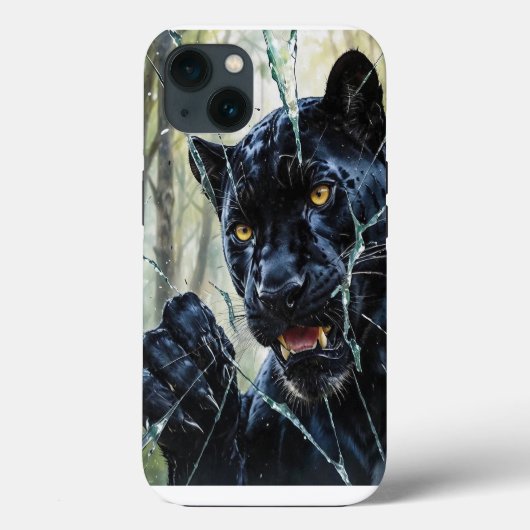 Panther durchbrechen Case-Mate iPhone hülle (Rückseite)
