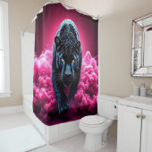 Panther Duschvorhang (Beispiel)