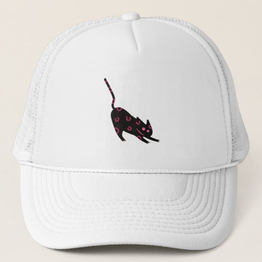 Panther Energy Hat | Cute & Edgy Cat Vibes Truckerkappe (Vorderseite)
