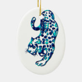 Panther-Entwurfs-Verzierung Keramik Ornament (Hinten)