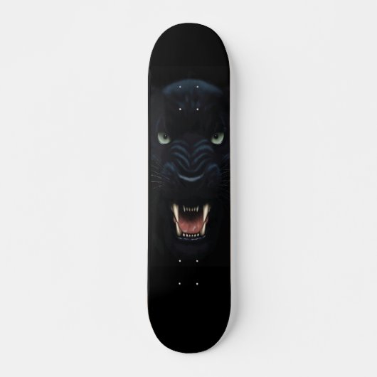Panther Face Skateboard (Vorne)